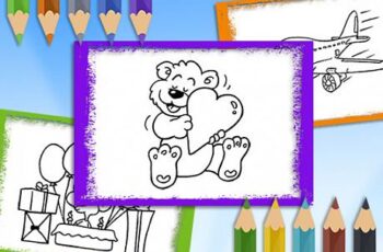 Cartoon Coloring Book