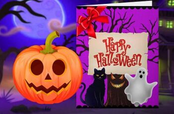 Happy Halloween – Princess Card Designer