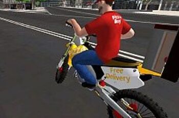 Motor Bike Pizza Delivery 2020