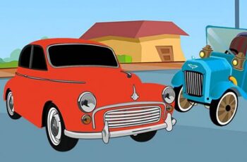 Old Timer Cars Coloring